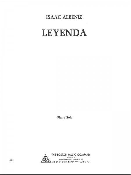 ISSAC Albaniz Leyenda Piano Solo HL 14019006