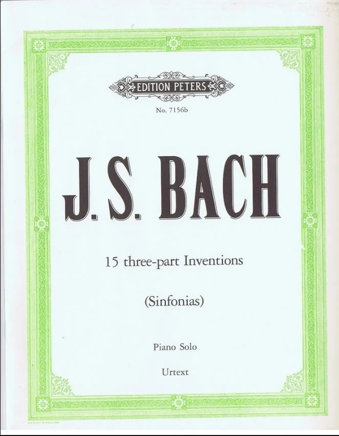J.S. Bach 15three-part Inventions (Sinfonias) Urtext EP 7156b