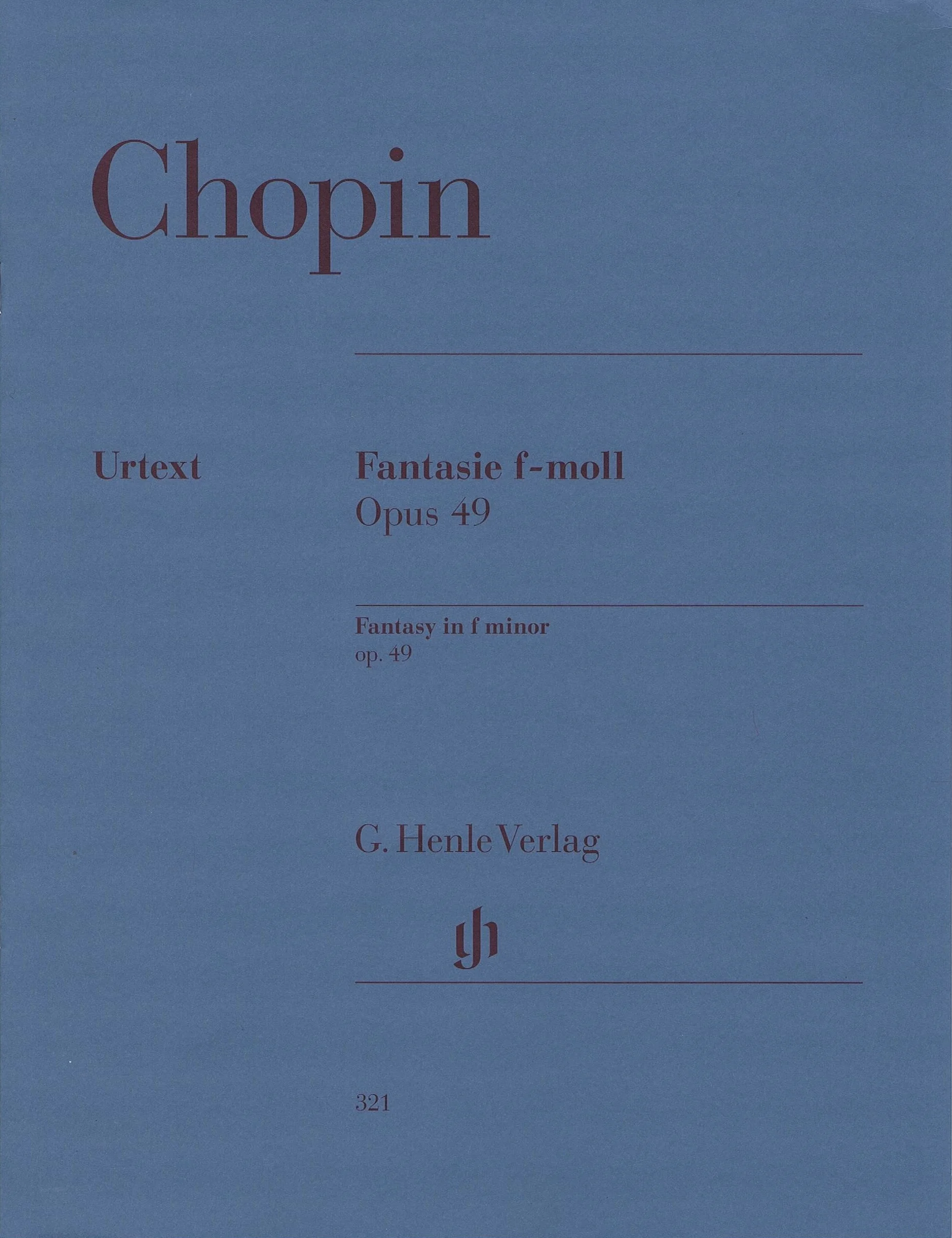 Chopin Fantasy in F minor Op. 49 HL 51480321