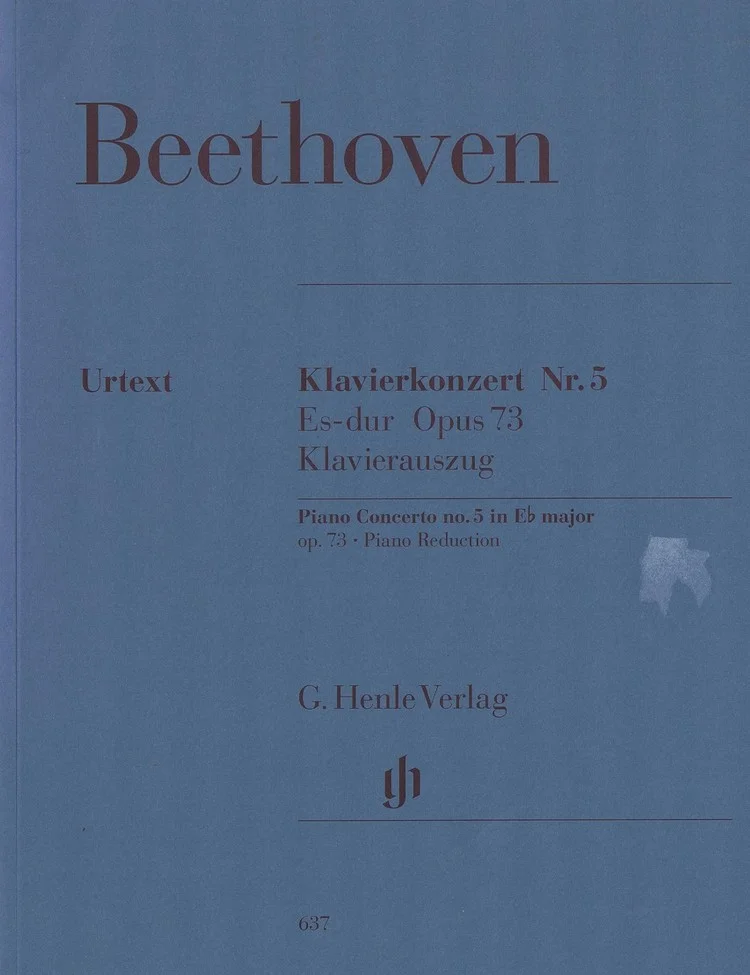 Beethoven Concerto for Piano and Orchestra E Flat Major Op. 73, No. 5 HL 51480637