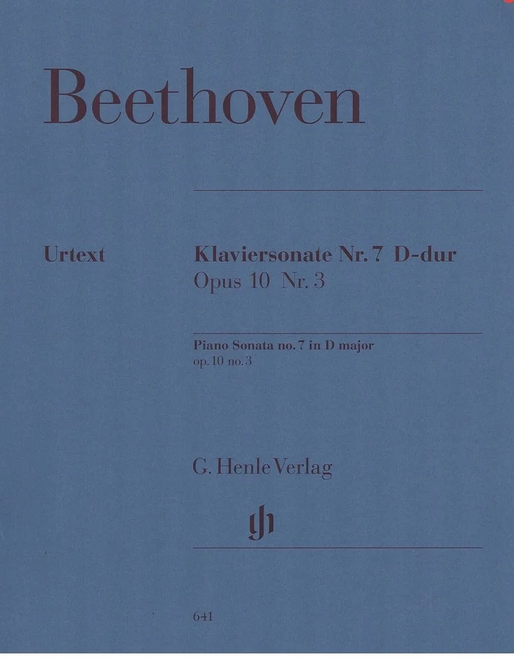 Beethoven Piano Sonata No. 7 D Major Op. 10, No. 3 HL 51480641