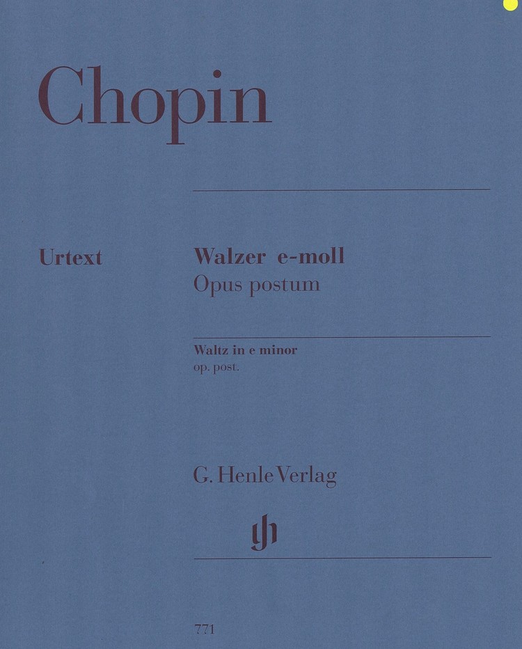Chopin Waltz in E minor Op. Posth. HL 51480771