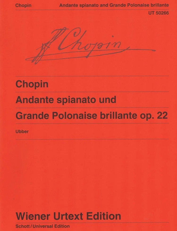 Chopin Andante Spianato and Grande Polonaise Brillante, Op.22  CF UT050266