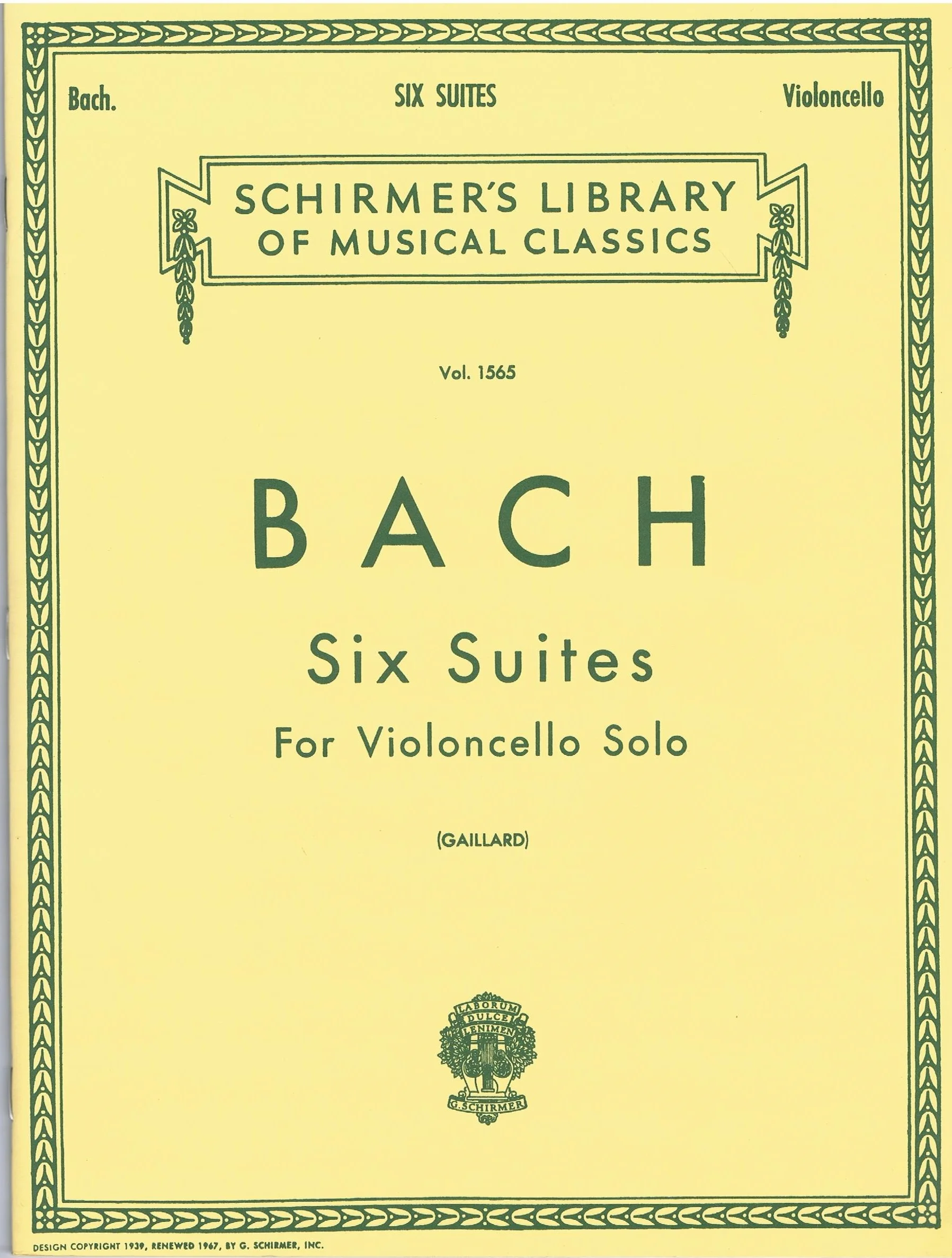 Bach 6 Suites HL 50260150