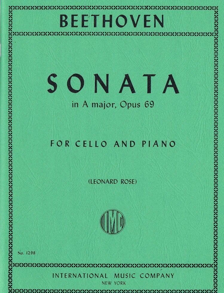 Beethoven Sonata in A major, Opus 69 IMC 1298