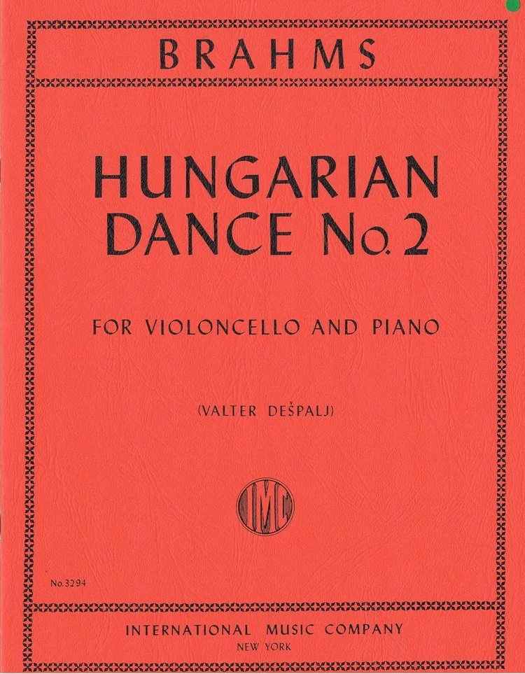 Brahms Hungarian Dance No.2 for Violoncello and Piano IMC 3294
