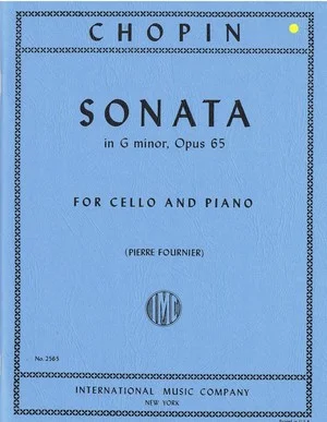 Chopin Sonata in G Minor, Opus 65 for Cello and Piano IMC 2565