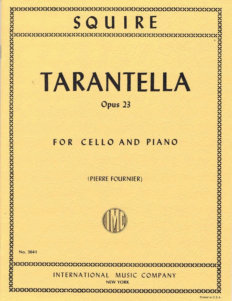Squire Tarantella Opus 23 for Cello and Piano IMC 3041
