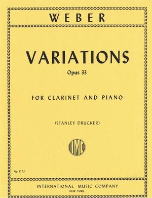 Weber Variations in B flat major, Opus 33 IMC 1773
