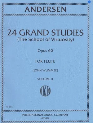 Andersen 24 Grand Studies Opus 60 for Flute Volume II IMC 2672