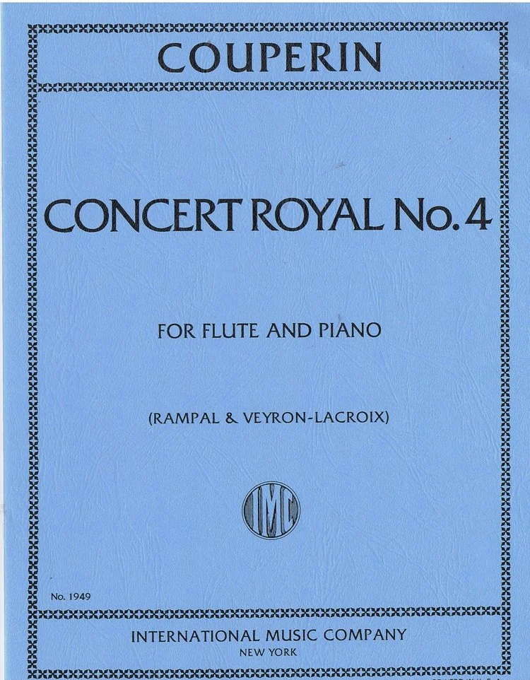 Couperin Concert Royal No.4 for Flute and Piano IMC 1949