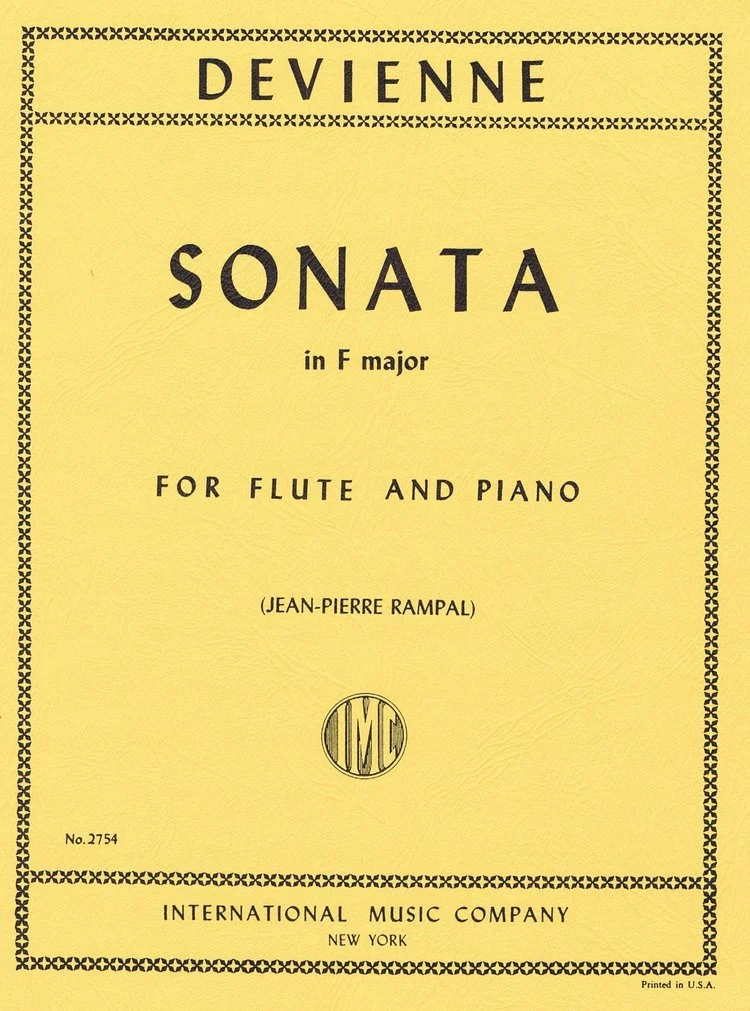 Devienne, Sonata in F Major for Flute and Piano IMC 2754