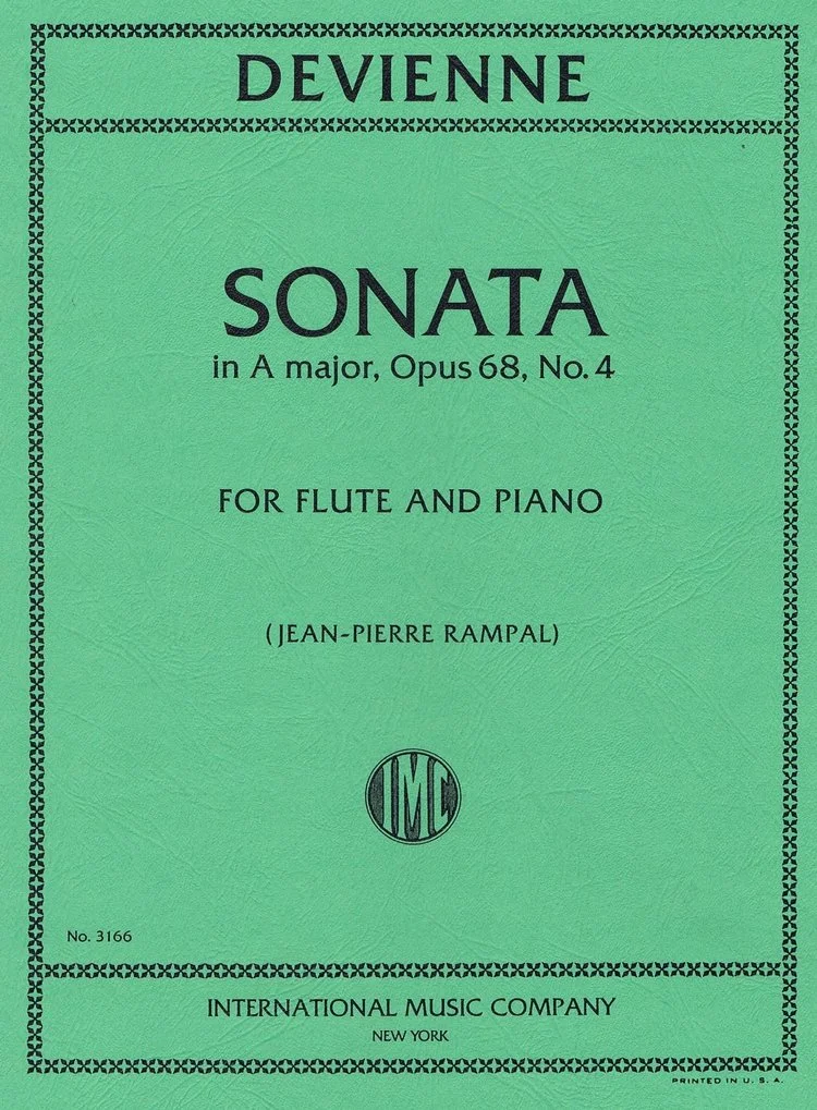 Devienne Sonata in A Major, Opus 68, No.4 IMC 3166