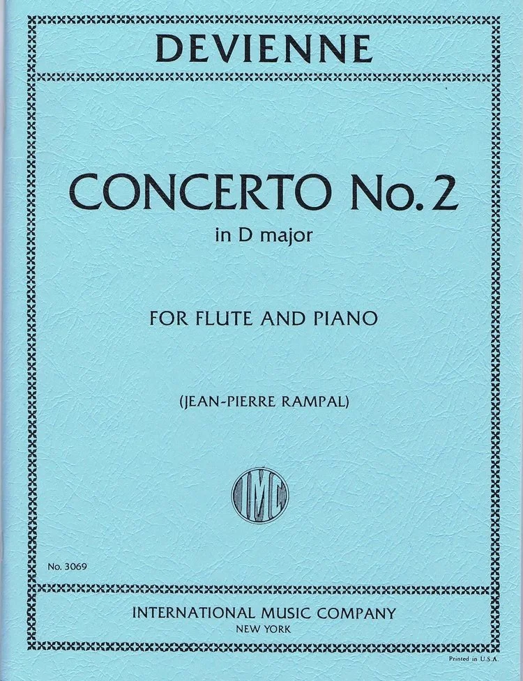 Devienne Concerto No.2 in D Major for Flute and Piano IMC 3069