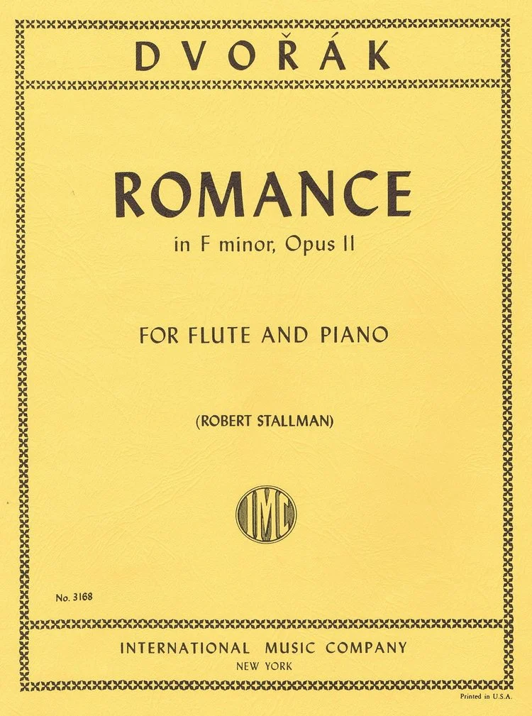 Dvorak Romance in f minor, Opus 11 for Flute and Piano IMC 3168