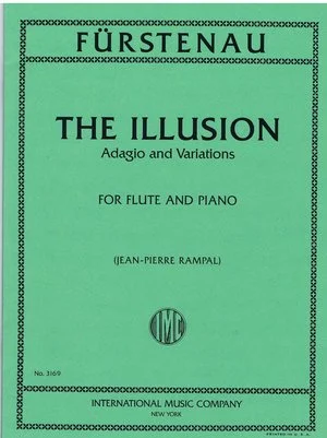 Furstenau The Illusion Adagio and Variations for Flute and Piano IMC 3169