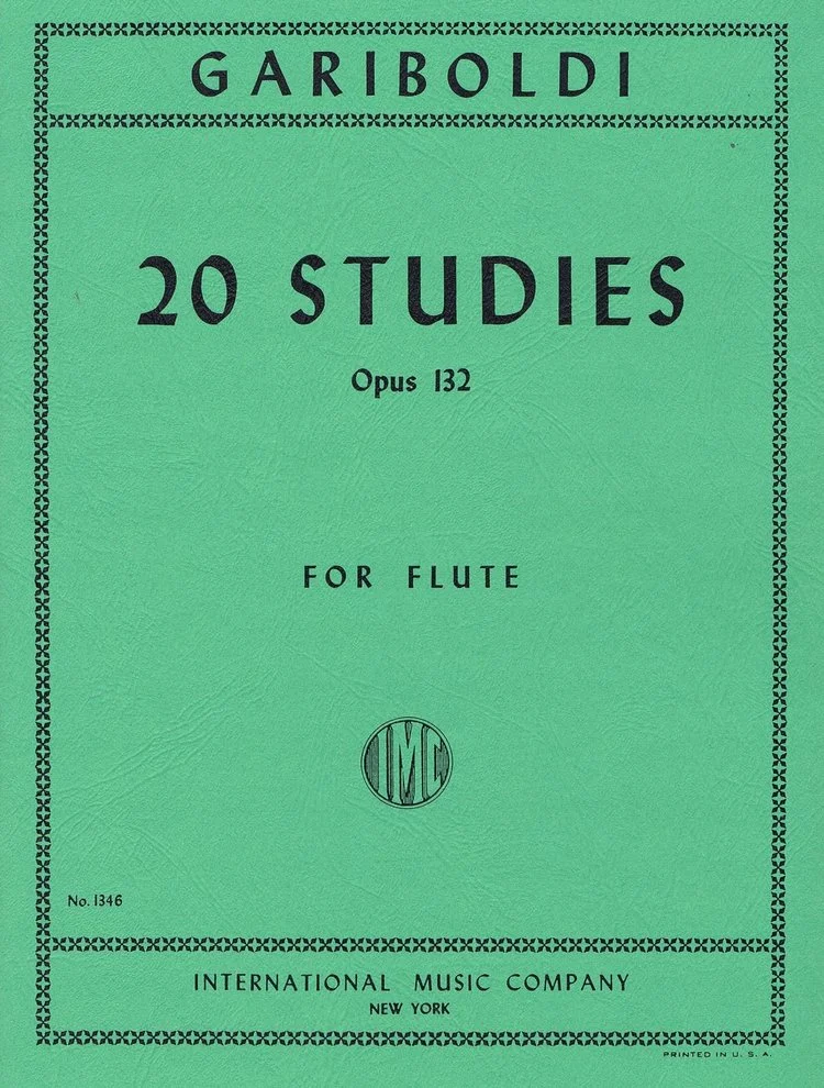 Gariboldi 20 Studies Opus 132 for Flute IMC 1346