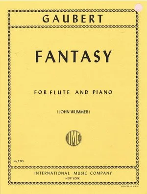 Gaubert Fantasy for Flute and Piano IMC 2295