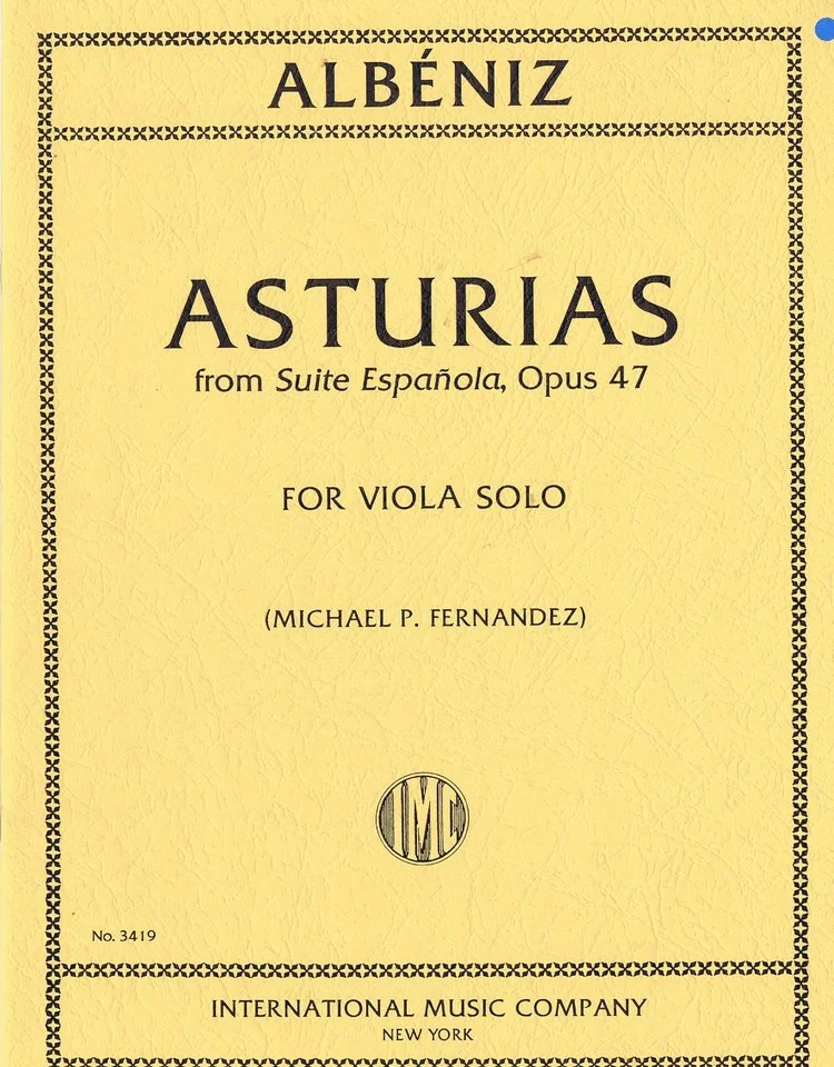Albeniz Asturias from Suite Espanola, Opus 47 IMC 3419