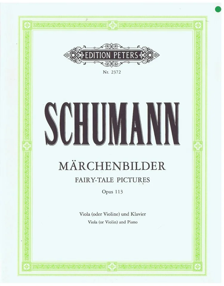 Schumann Märchenbilder (Fairytale Pictures) Op.113 for Viola and Piano EP 2372