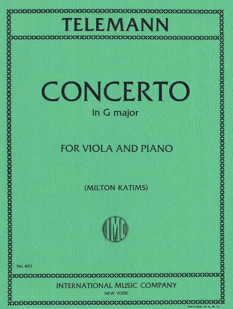 Telemann Concerto in G major IMC 401