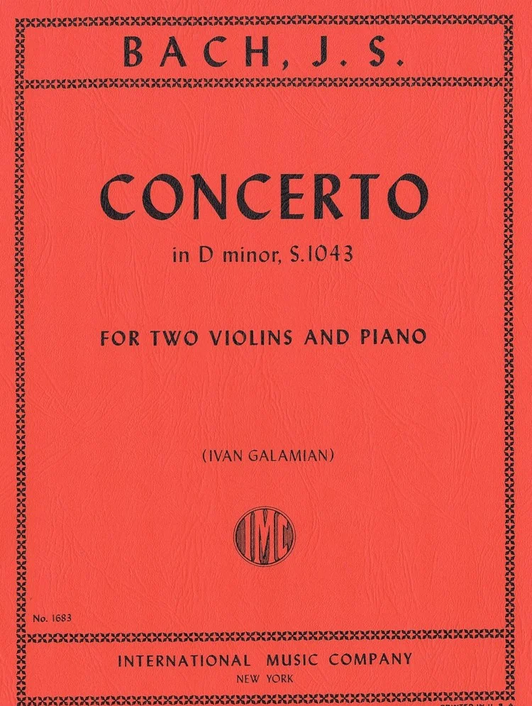 Bach, J.S. Concerto in D minor, S. 1043 IMC 1683