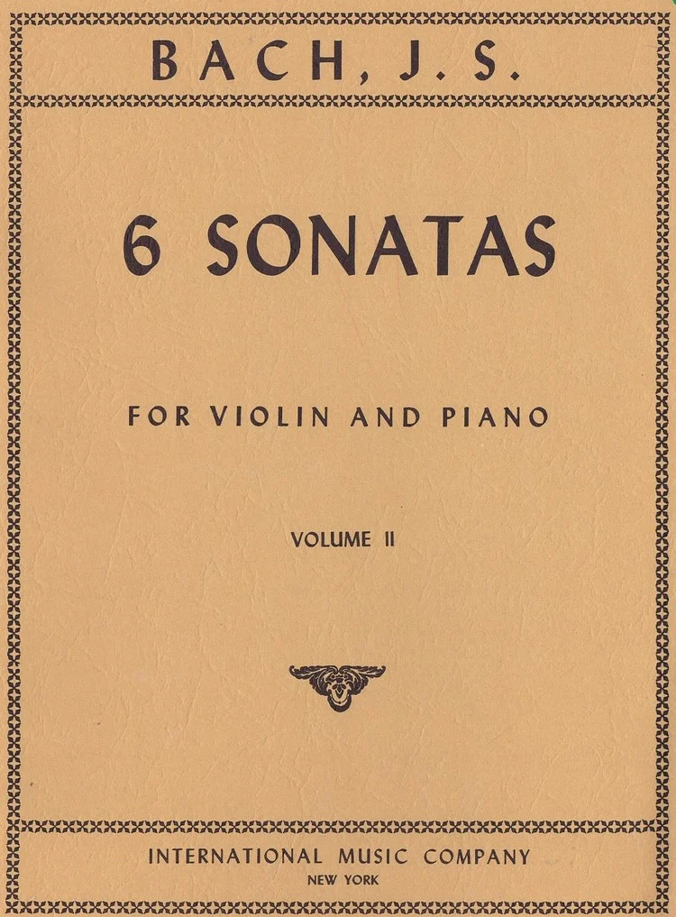 Bach, J.S. Six Sonatas: Volume II, S. 1017-1019 IMC 966