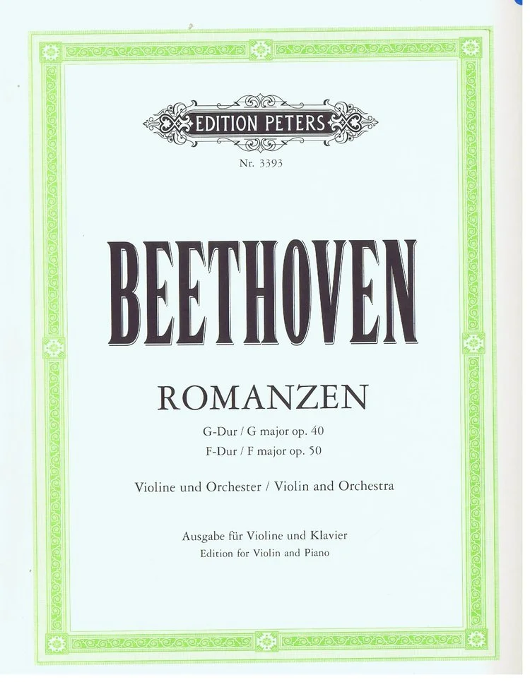 Beethoven Romances for Violin Op.40 in G - Op.50 in F EP3393