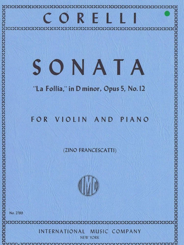 Corelli Sonata "La Follia," Opus 5, No. 12 IMC 2789