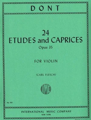Dont 24 Études & Caprices, Opus 35 IMC 961