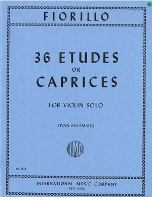 Fiorillo 36 Etudes or Caprices IMC 2178