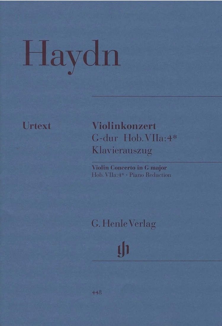 Haydn Concerto for Violin and Orchestra in G Major Hob. VIIa:4 HL 51480448