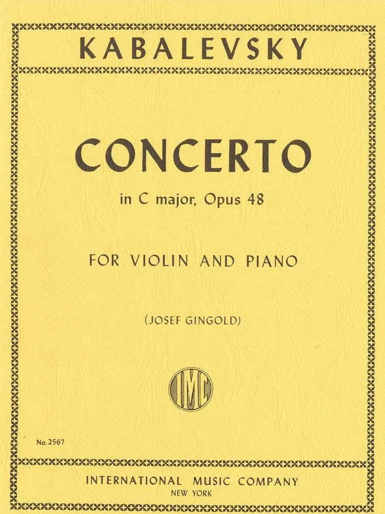 Kabalevsky Concerto in C major, Opus 48 IMC 2567