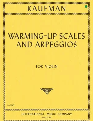 Kaufman Warming-Up Scales and Arpeggios for Violin IMC 3340