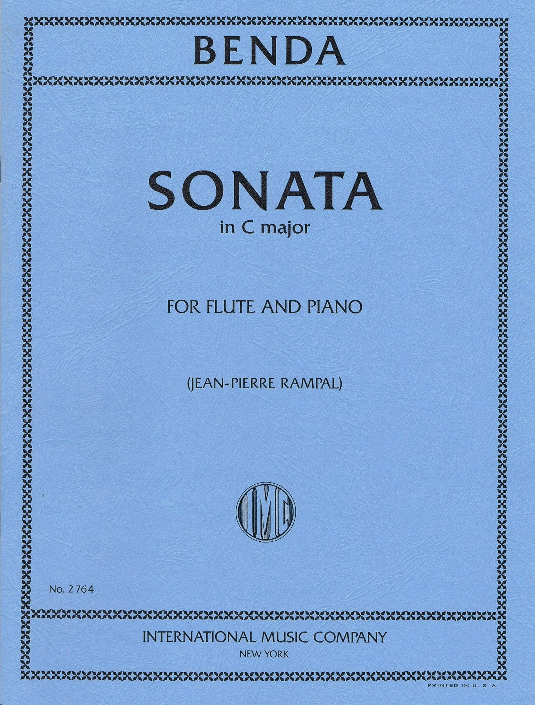 Benda Sonata in C major IMC 2764