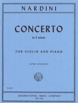 Nardini Concerto in E minor IMC 3053