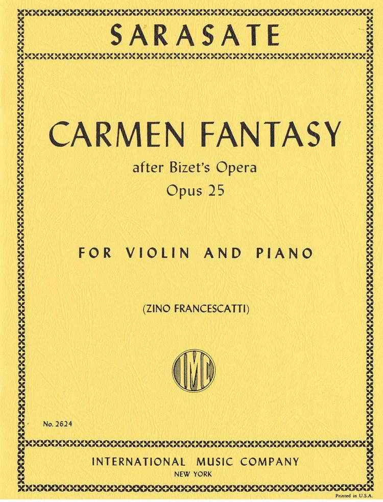 Sarasate Carmen Fantasy, Opus 25 IMC 2624