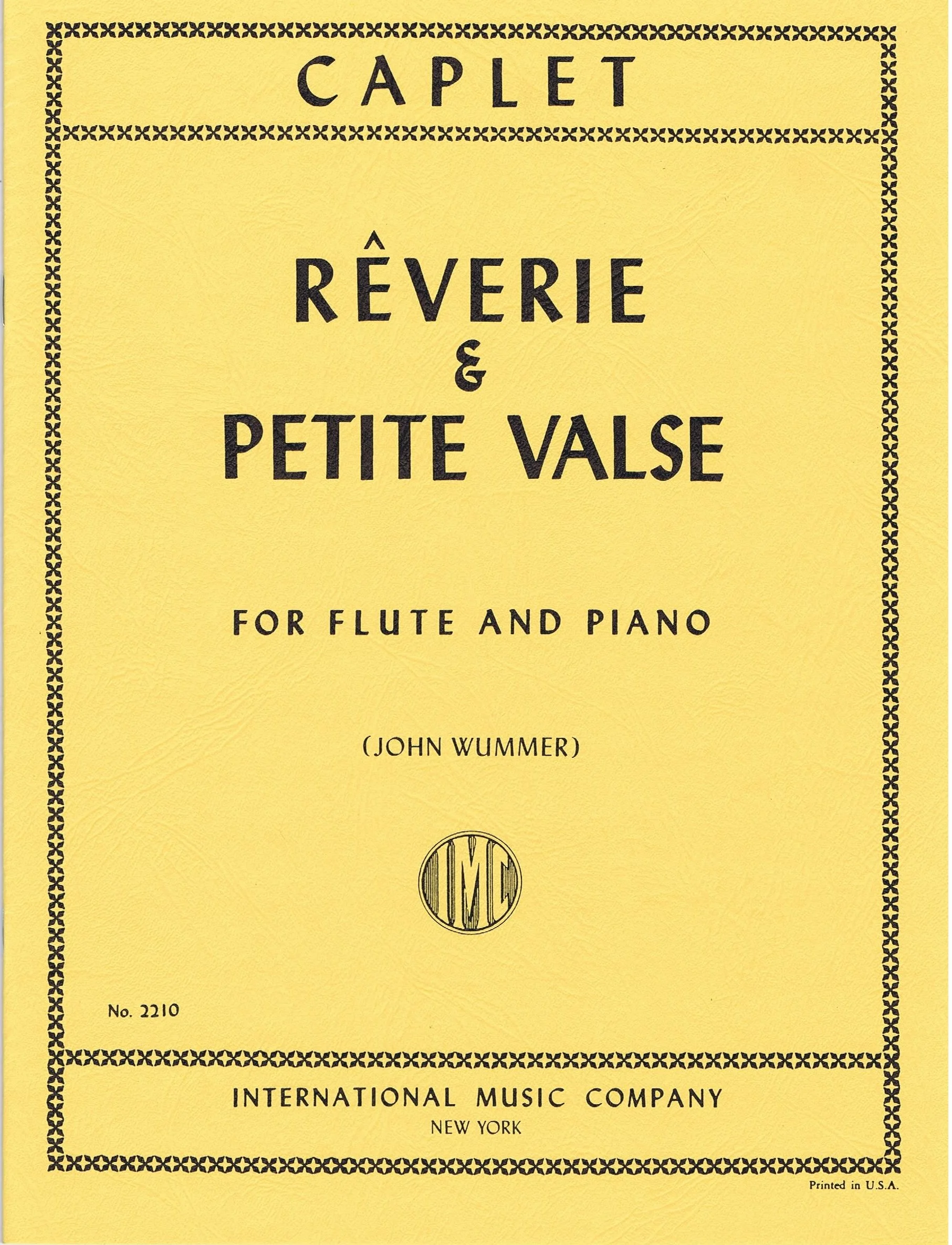 Caplet Rêverie & Petite Valse IMC 2210