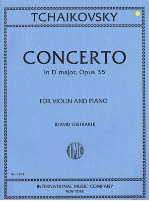 Tchaikovsky Concerto in D major, Opus 35 IMC 1902