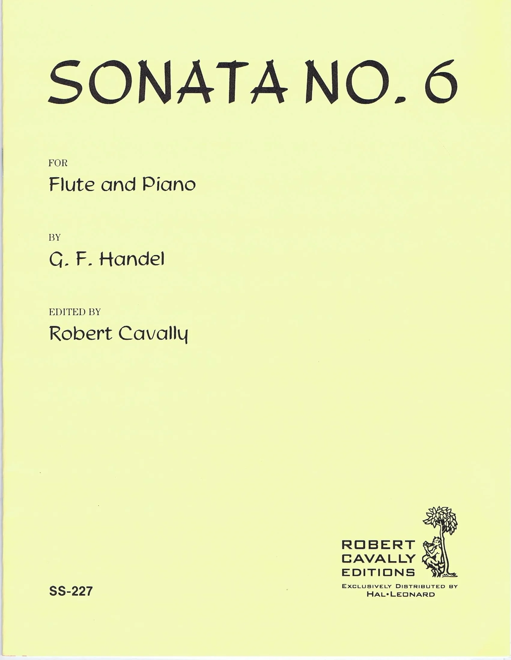 Handel Sonata No. 6 (Sonata VI) HL 00970070