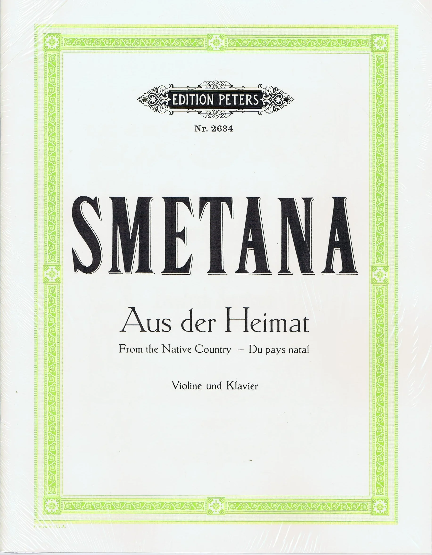 Smetana Auds der Heimat From the Native Country EP2634