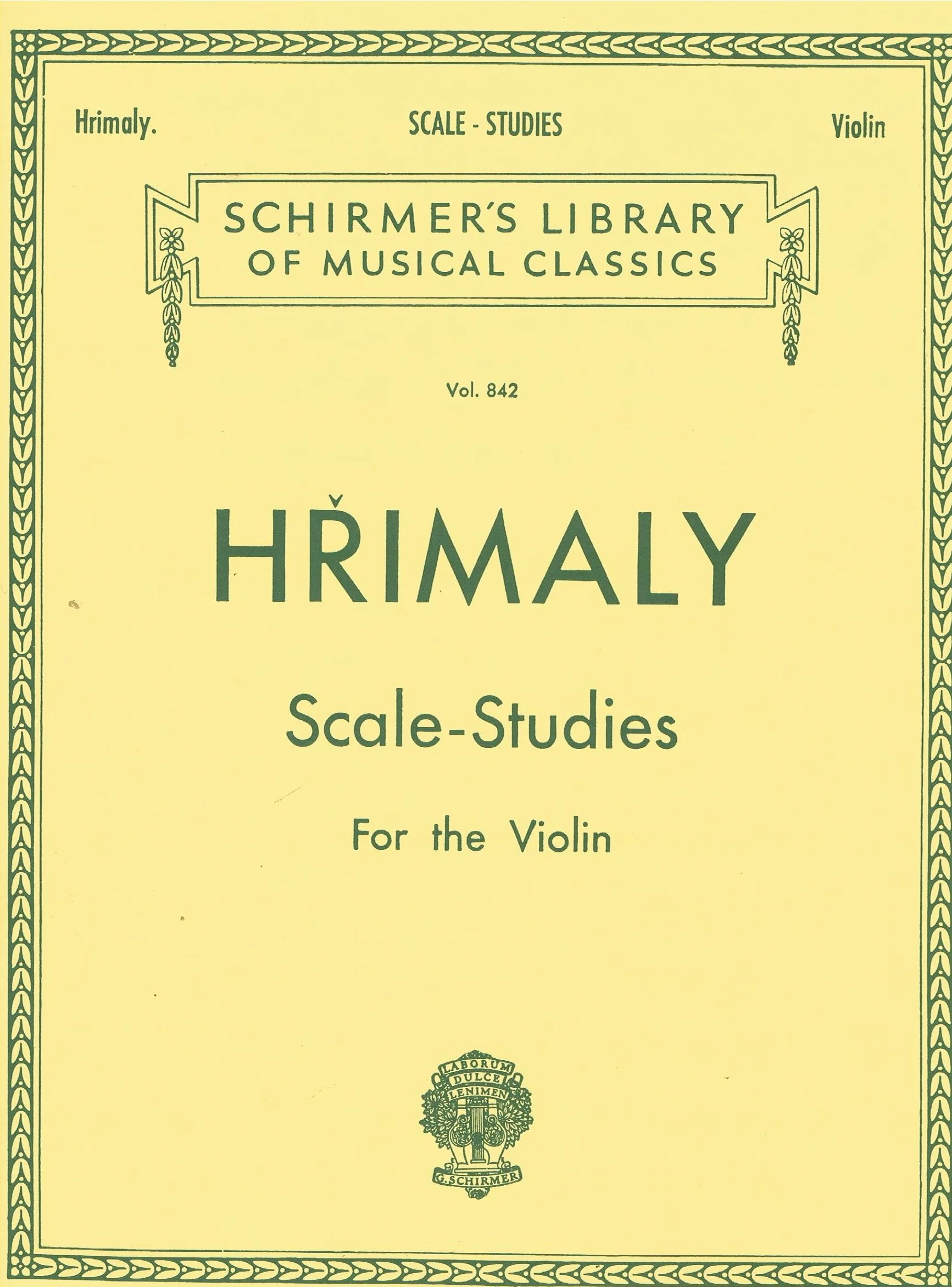 Hrimaly Scale Studies for Violin HL 50256600