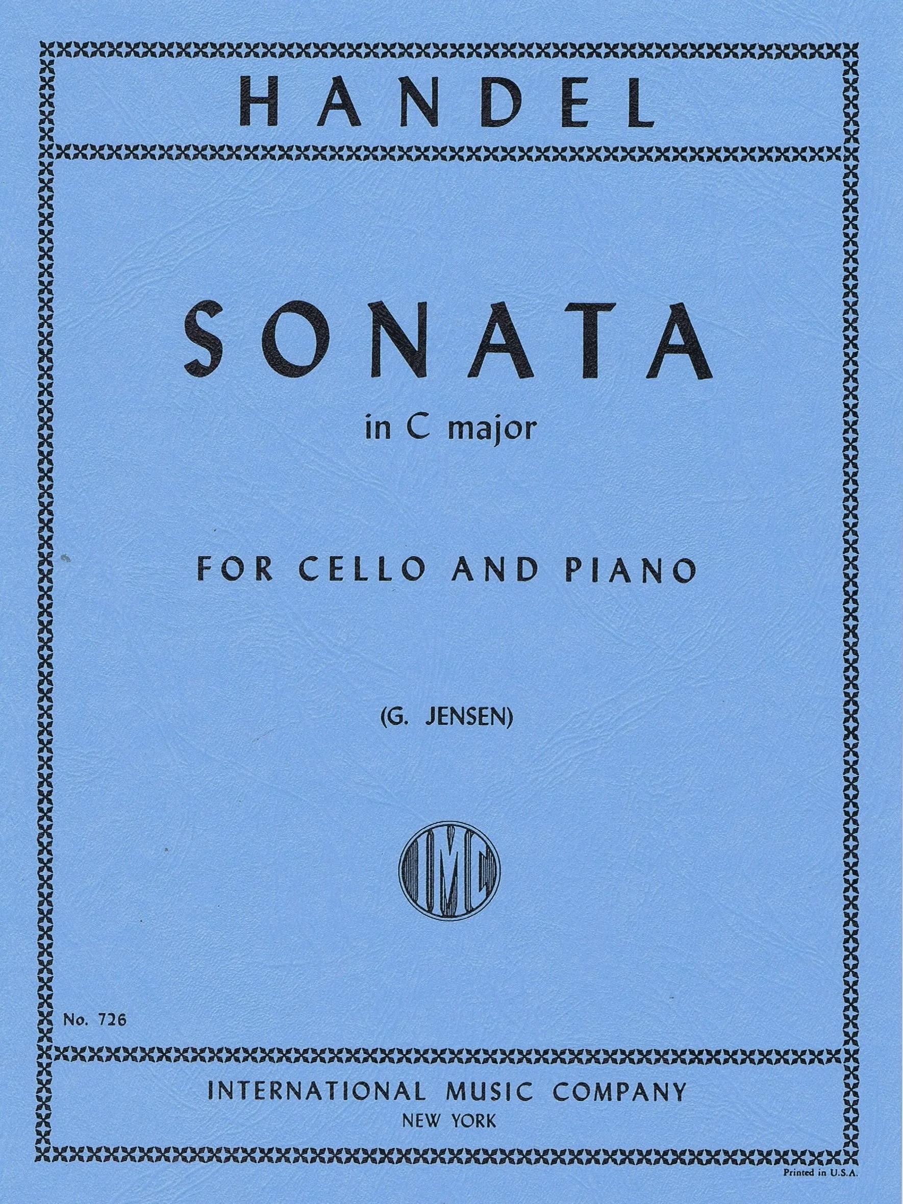 Handel Sonata in C Major IMC 726