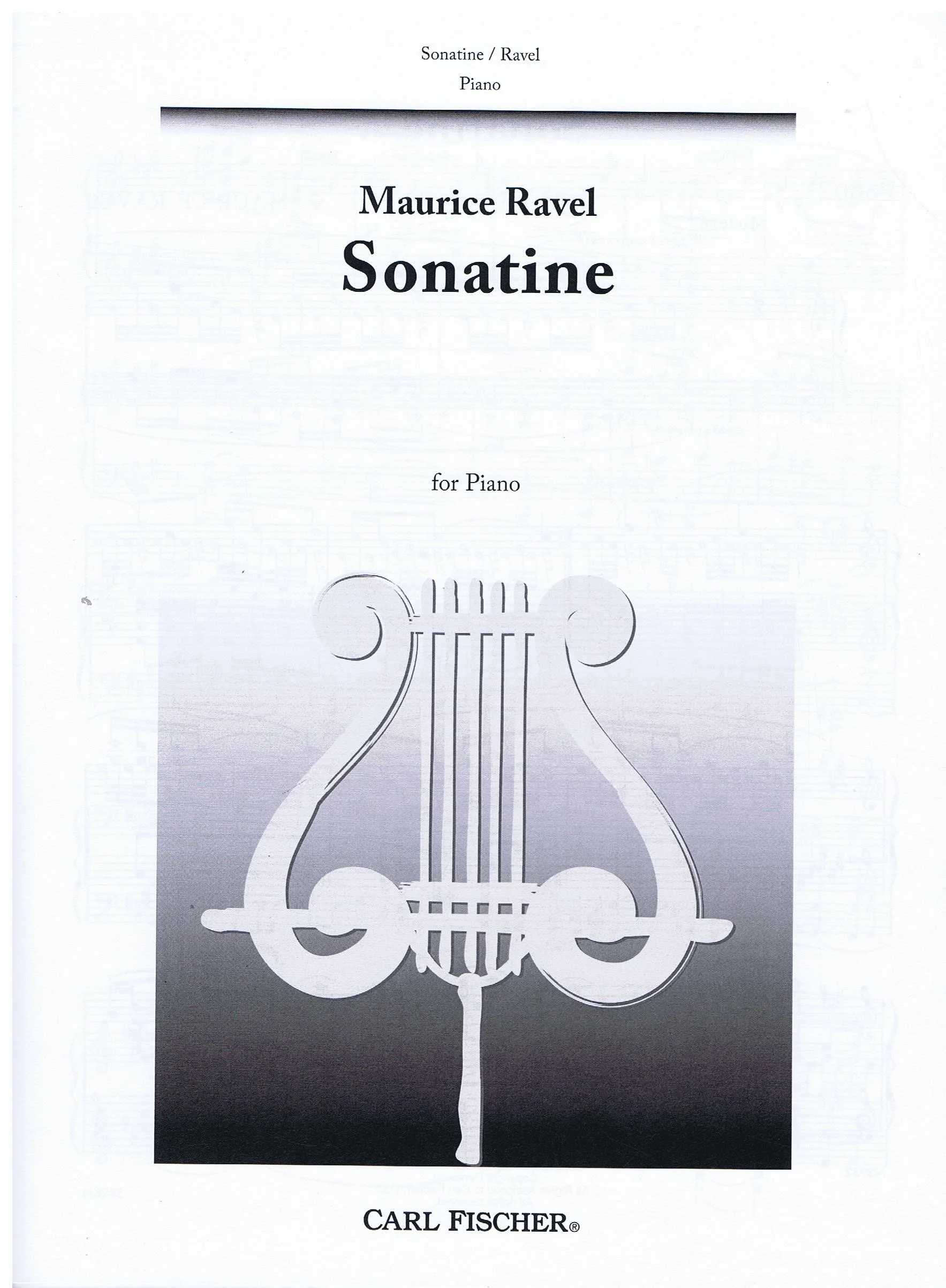 Ravel Sonatine CF P3062
