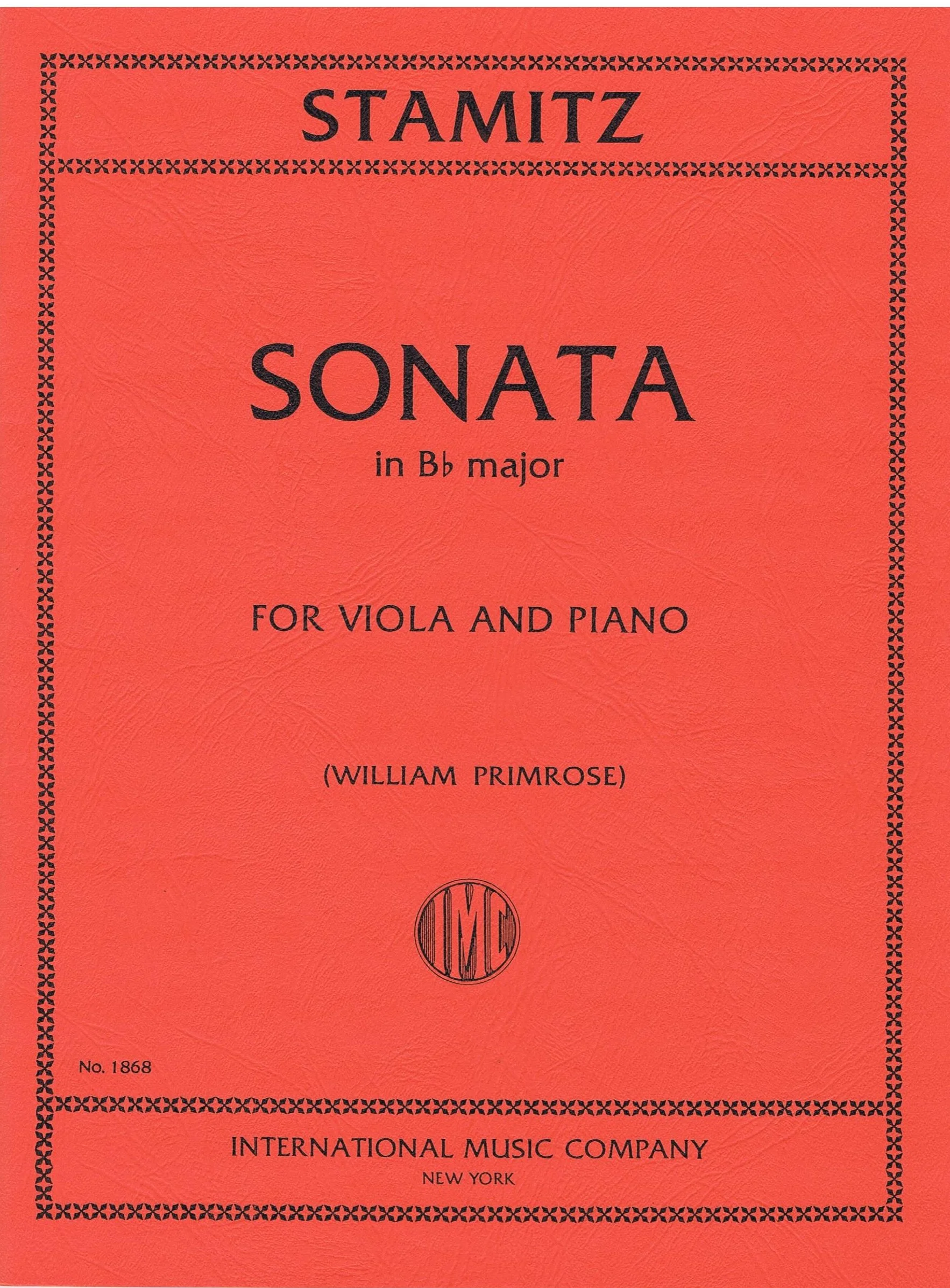 Stamiz Sonata in B flat major IMC 1868