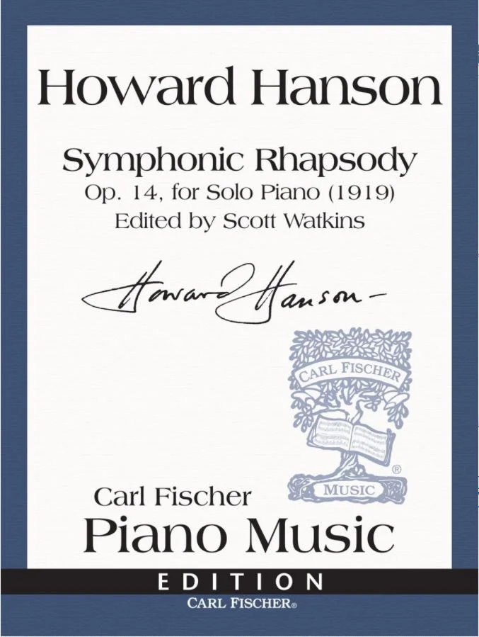 Hanson Symphonic Rhapsody Op. 14, for Solo Piano (1919) CF P3334