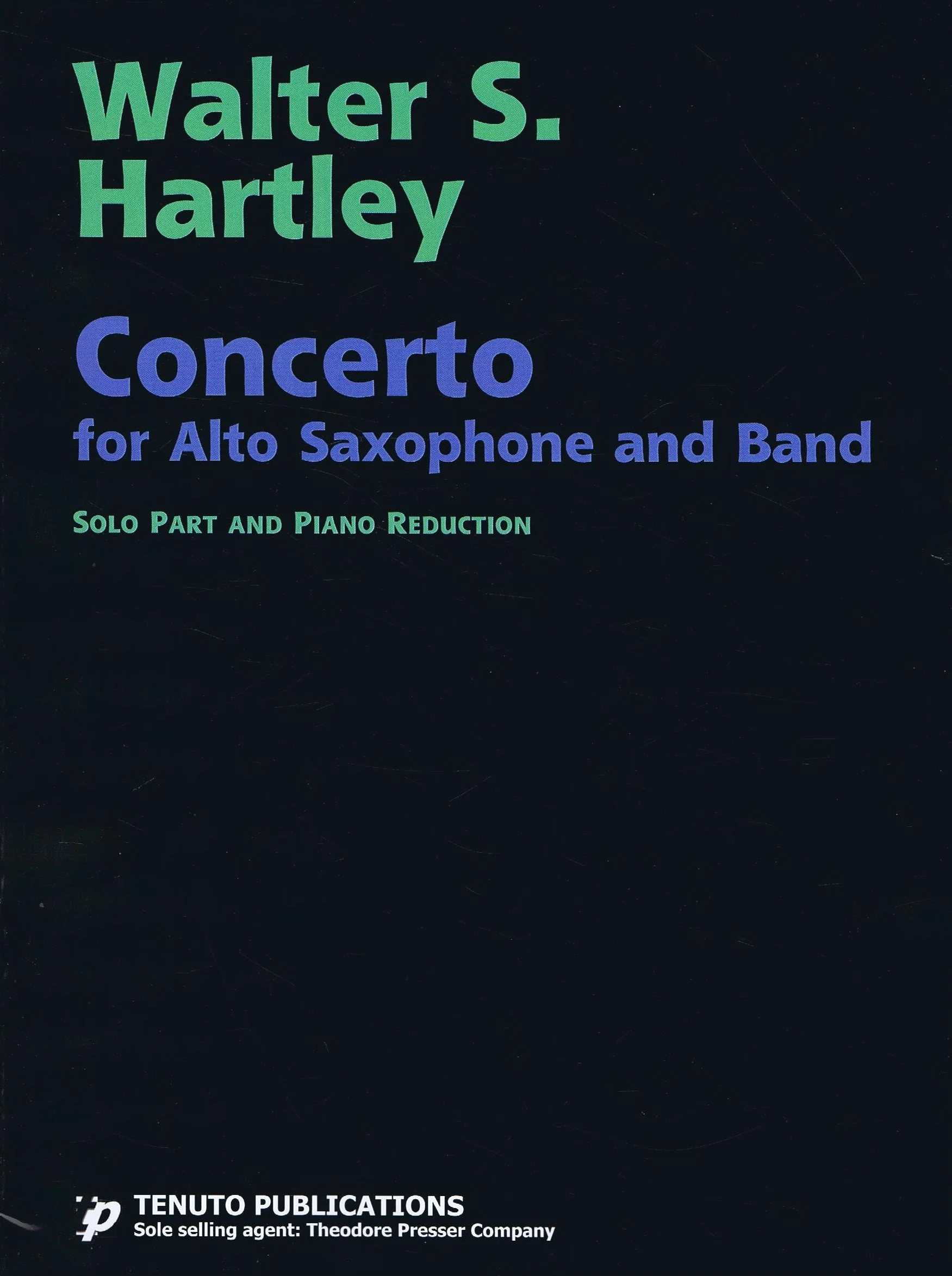 Hartley Concerto-A.Sax/Pno Reduction CF 494-00046