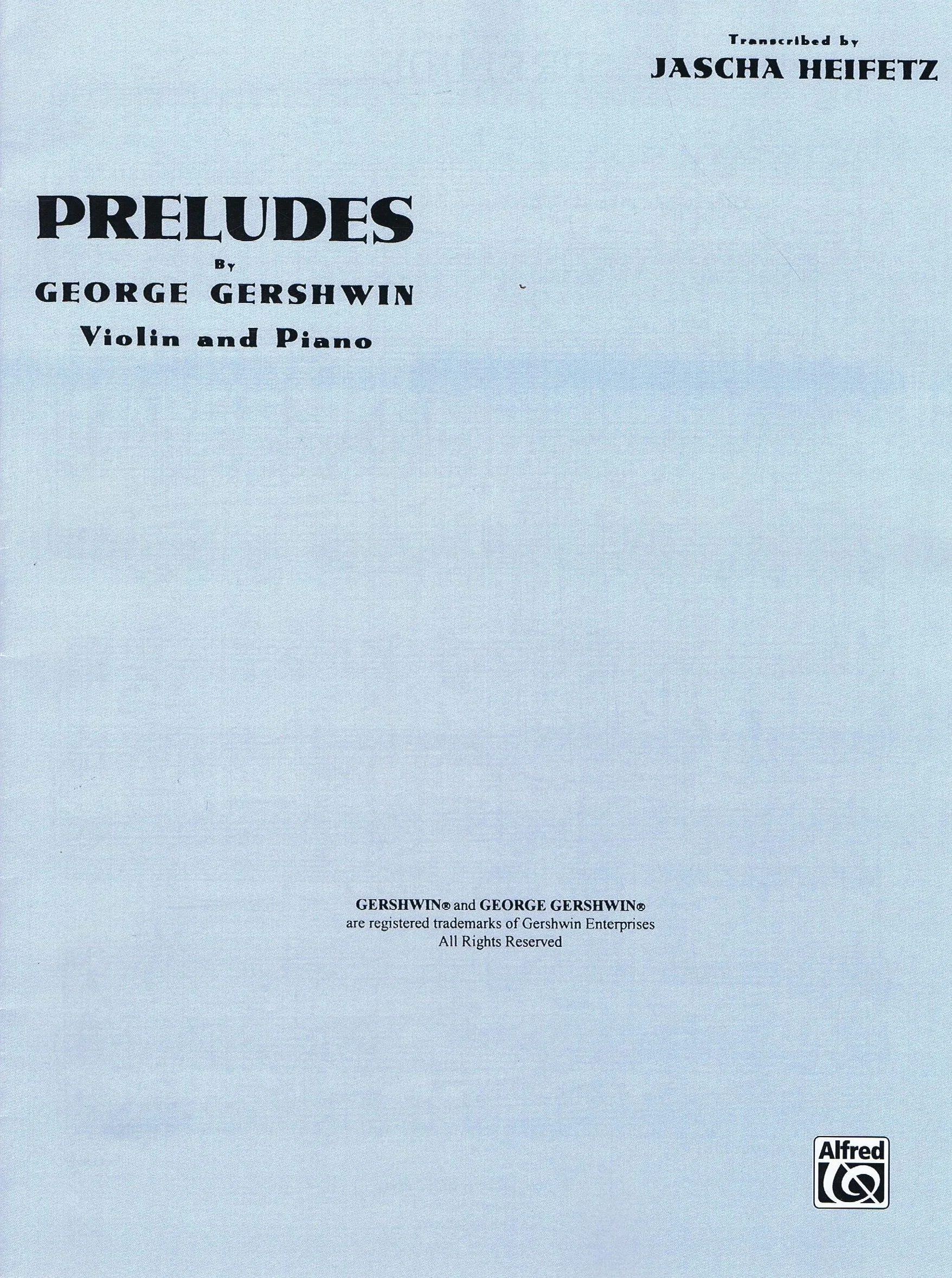 Gershwin Preludes Alfred SS2002
