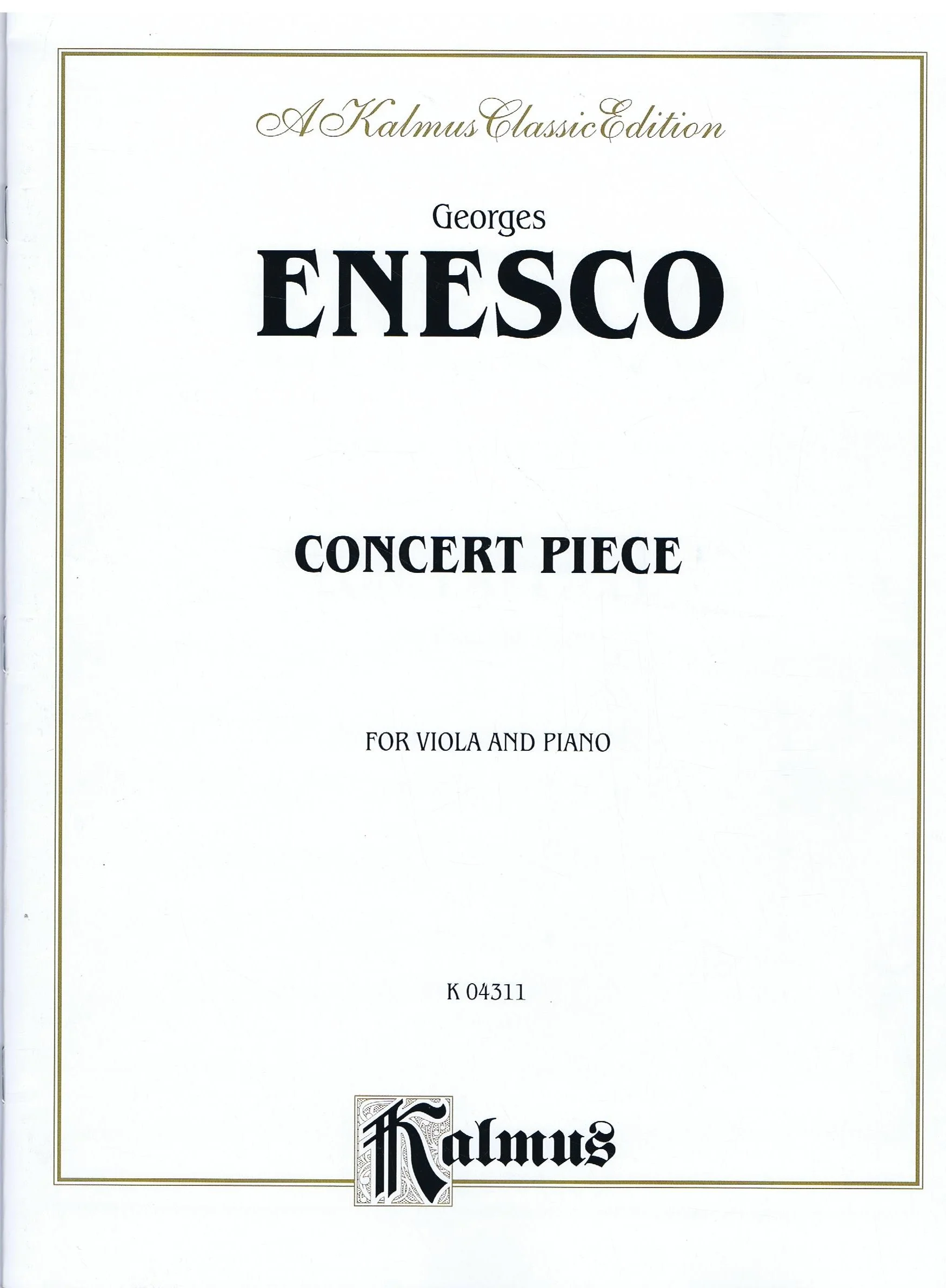 Enesco Concert Piece Alfred K04311