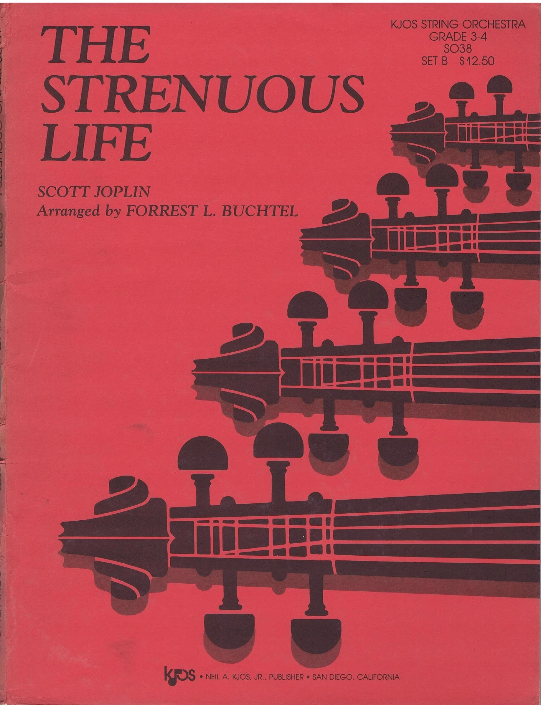Orchestration - The Strenuous Life Scott Joplin Kjos String Orchestra Grade 3-4